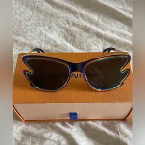 Louis Vuitton Multicolor Sunglasses with Black and Gold Accents